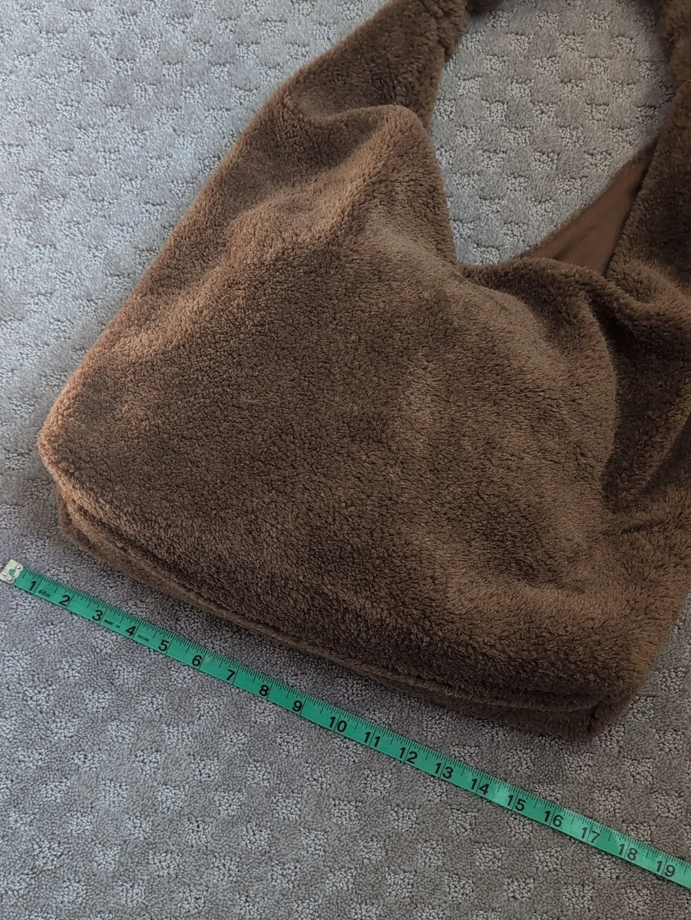 Anthropologie Love Knot Slouchy Bag Teddy Edition